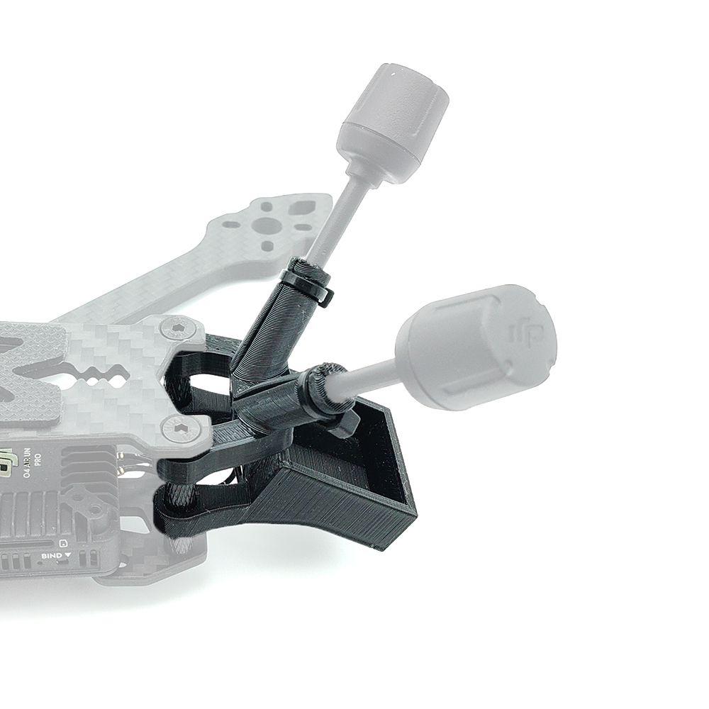Fpv Drone Tool Kit - O4 ProユニバーサルアンテナマウントホルダーGPSモジュール固定ブラケットシート3Dプリントパーツ20-30mmテール間隔 DJI O4pro UFL用