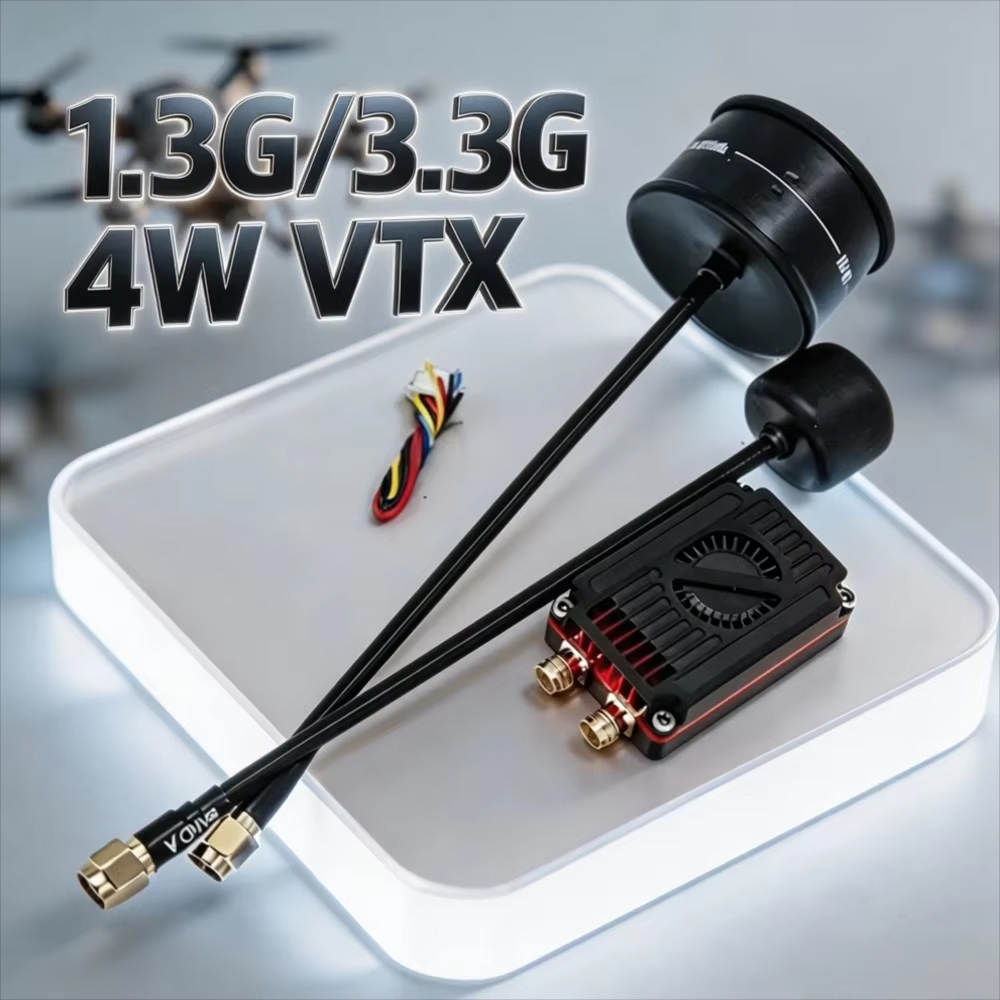 Fpv Drone Vtx - Rushfpv Rush 1.3G/3.3G 4W 7-30V デュアルバンドFPVビデオトランスミッター/VTX