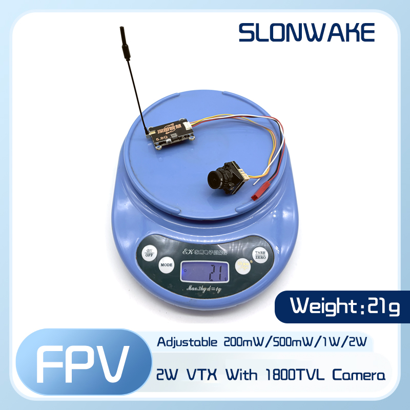 SLONWAKE 5.8G 56CH 2W 送信機 VTX  - Fpv Drone Quadcopter のレビューと価格