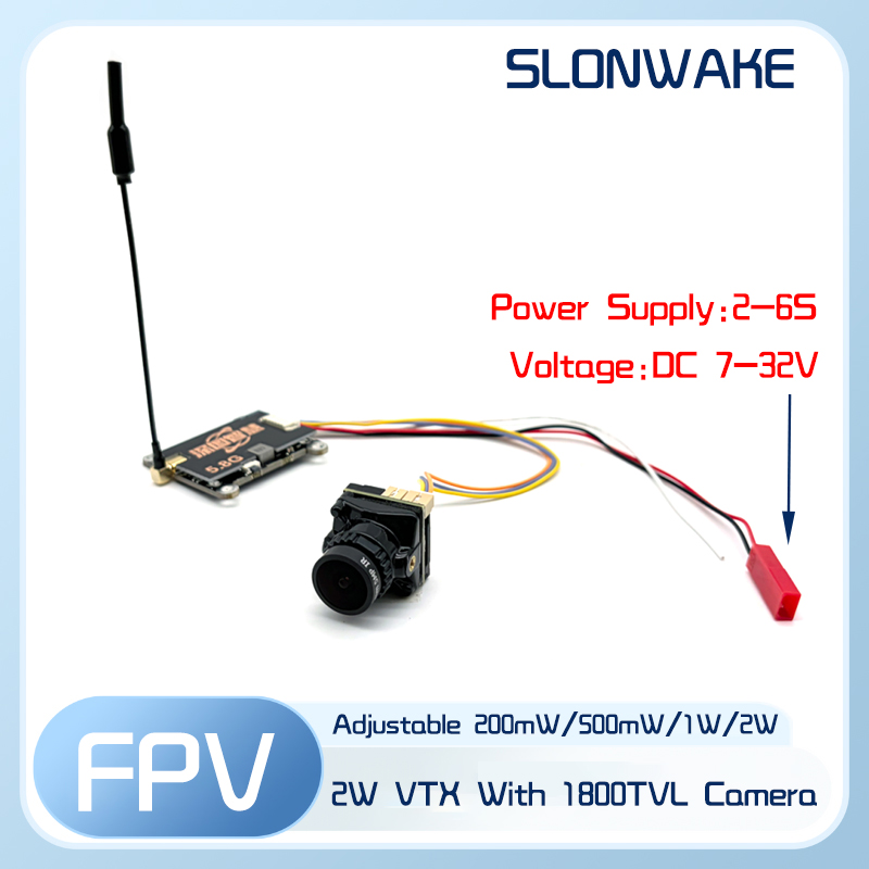 SLONWAKE 5.8G 56CH 2W 送信機 VTX  - Fpv Drone Quadcopter のレビューと価格