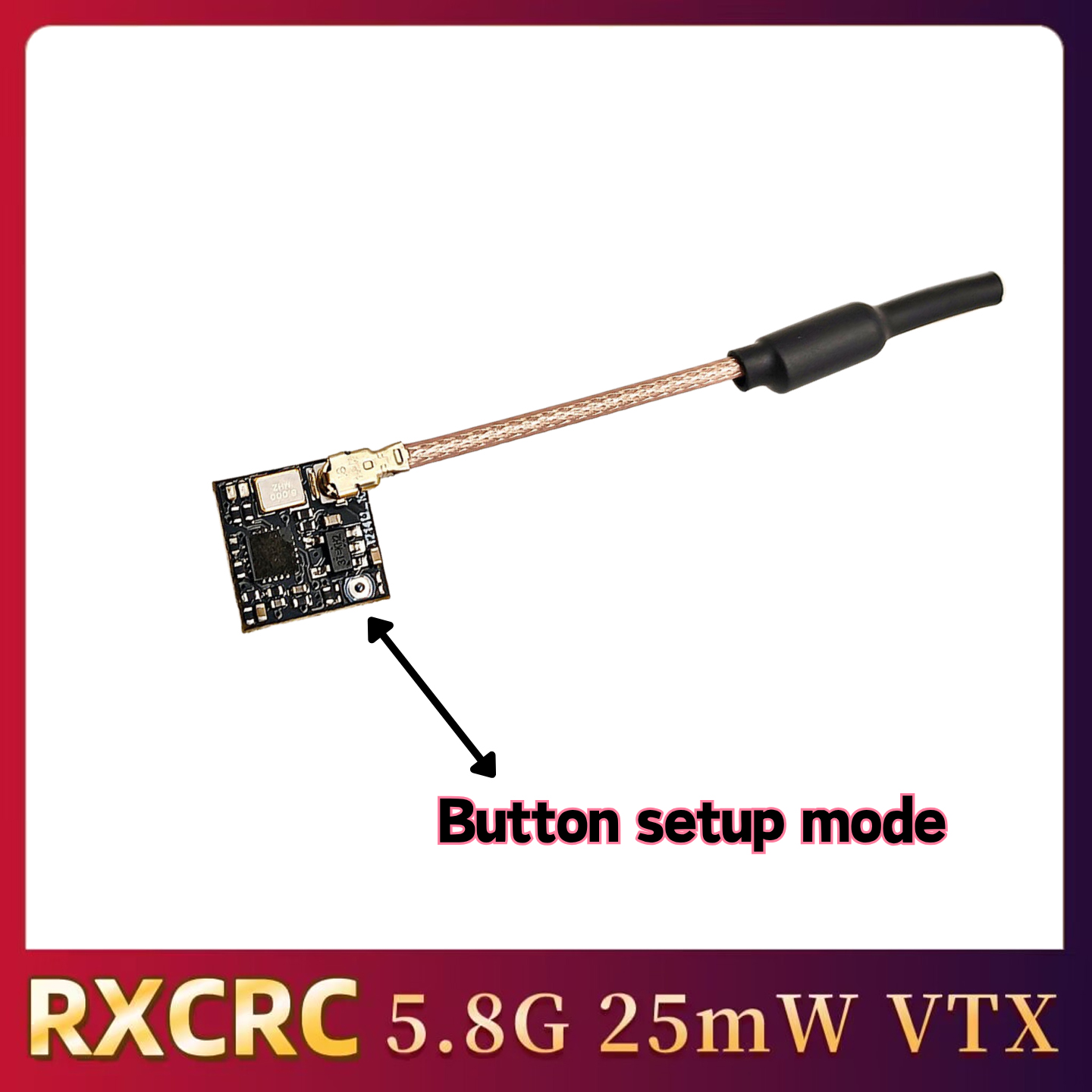 RXCRC 5.8GHz 48CH FPV 25mW アナロ - Fpv Drone Transmitter のレビューと価格