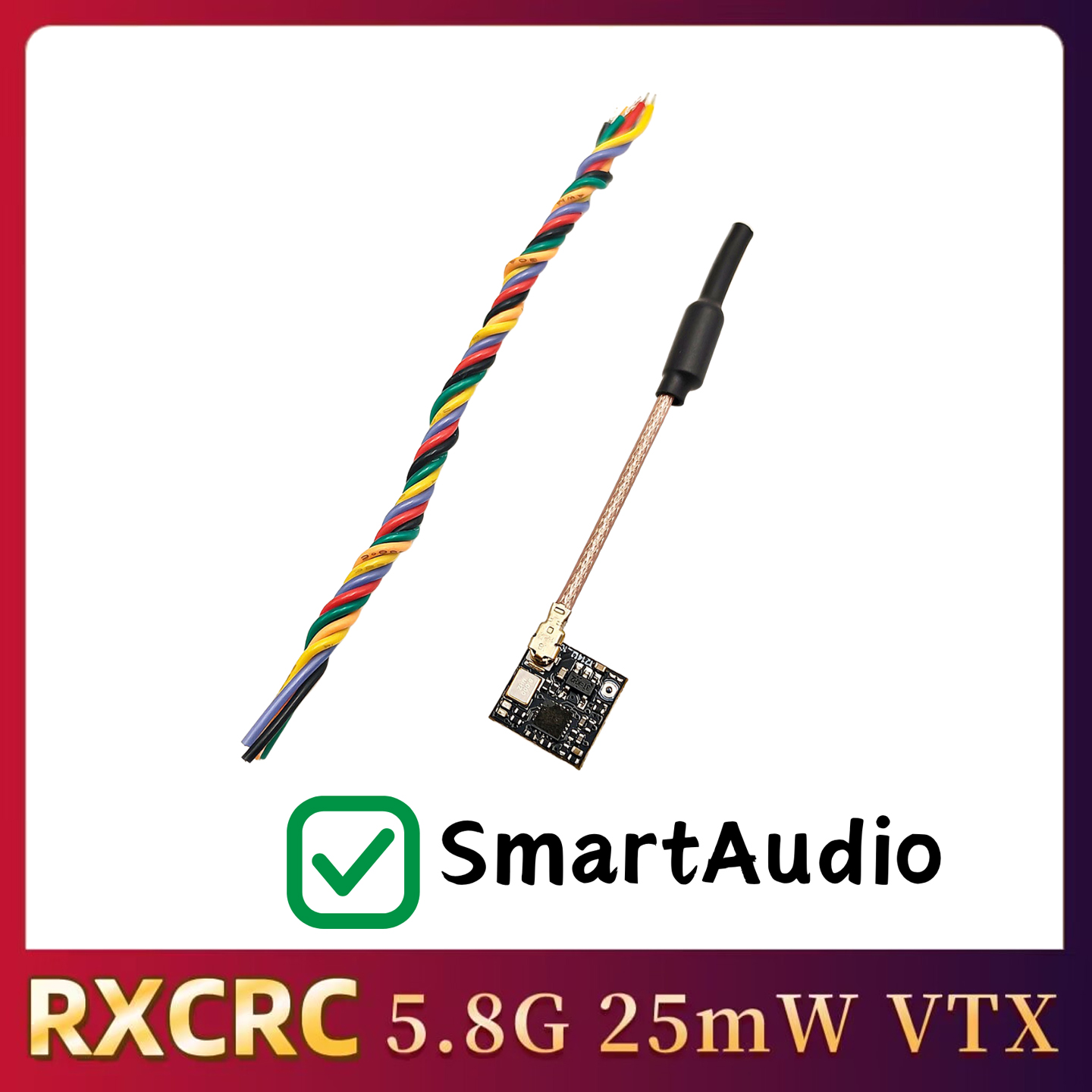 RXCRC 5.8GHz 48CH FPV 25mW アナロ - Fpv Drone Transmitter のレビューと価格